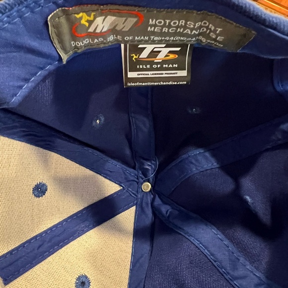 TT Isle of Man Blue Motorsport Cap - Picture 5 of 5